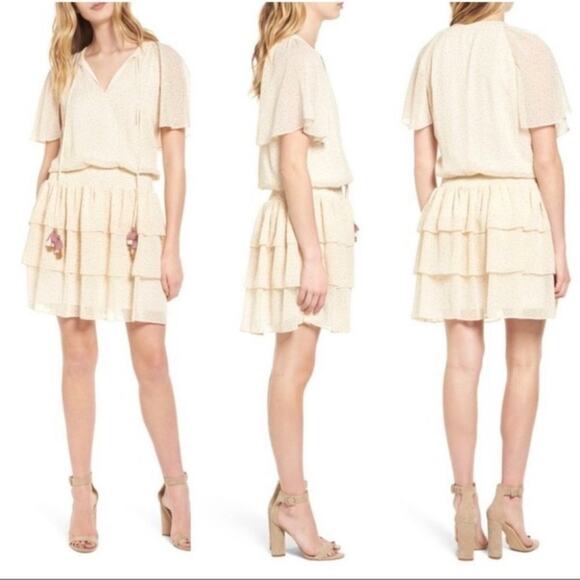 Rebecca Minkoff Pebble Tie Floral Dress - Picture 2 of 9